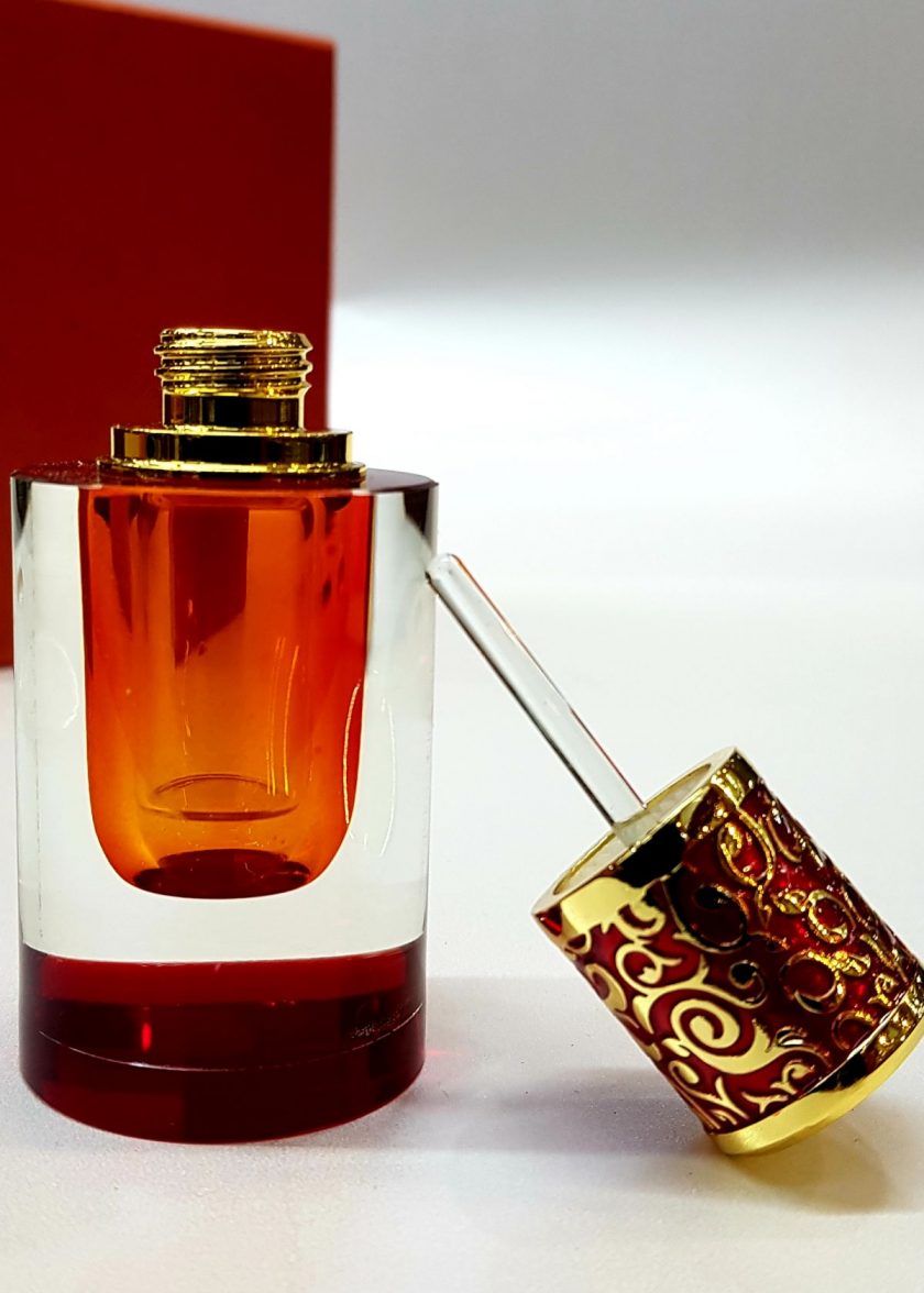 – Mara Lüks Esans Parfüm Şişesi Kırmızı 5 ml Cam Çubuk ve Kutulu