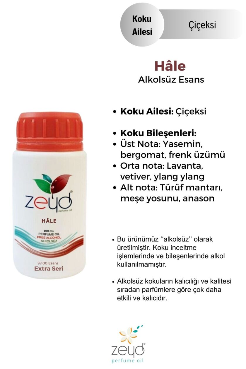 – Hale Litrelik Parfüm Esansı - 100 ml extra