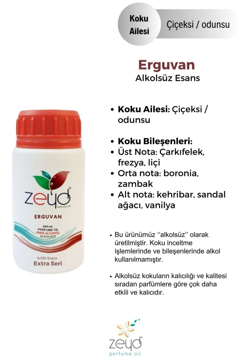 – Erguvan Litrelik Parfüm Esansı - 100 ml extra