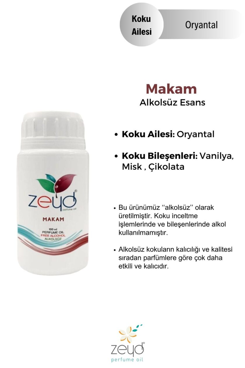 – Makam Litrelik Parfüm Esansı - 100 ml