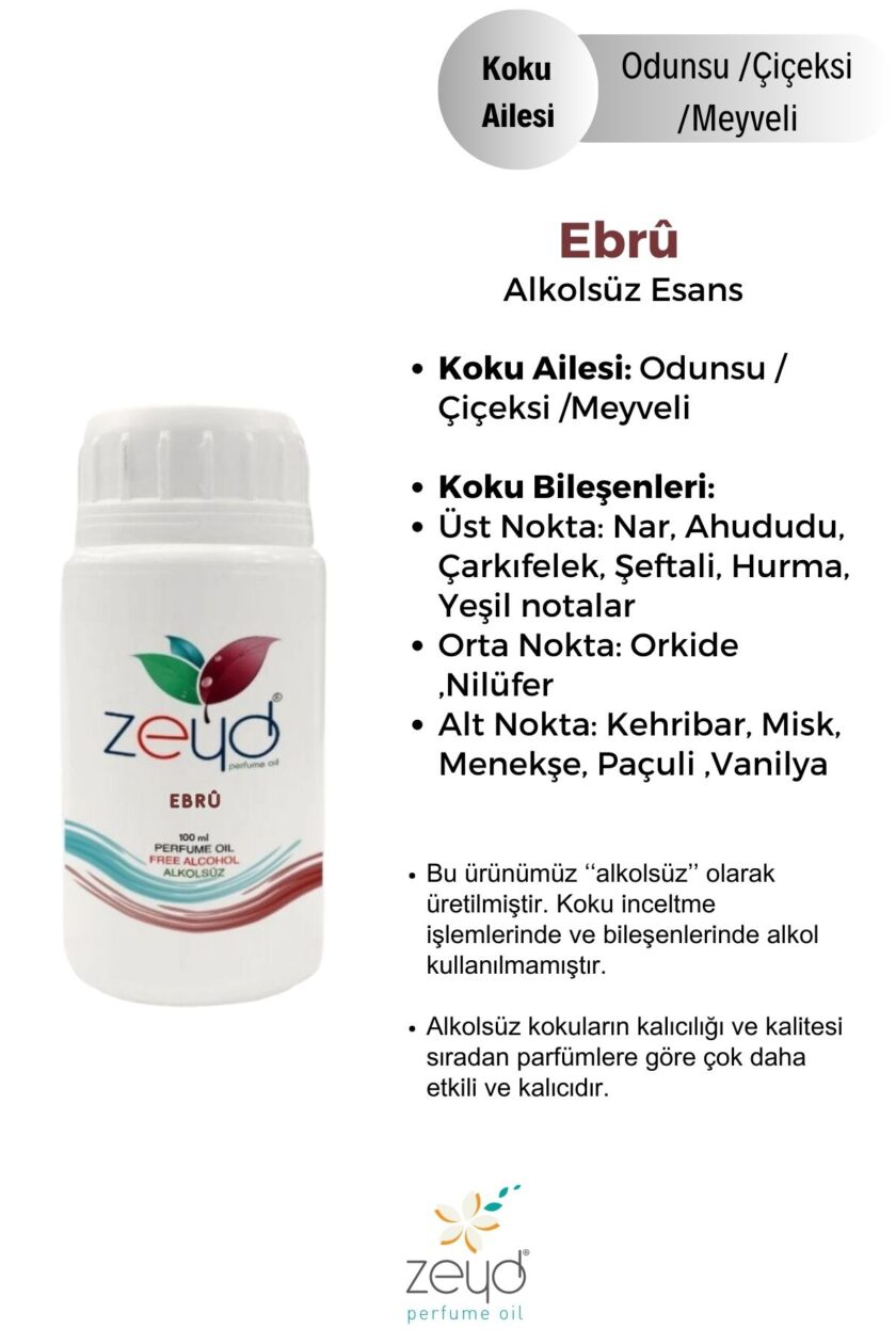 – Ebru Litrelik Parfüm Esansı - 100 ml