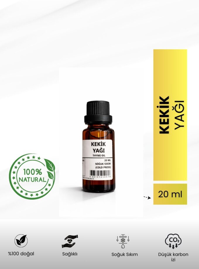 Bitkisel %100 Doğal Kekik Yağı Bitkisel Yağlar 20 ml