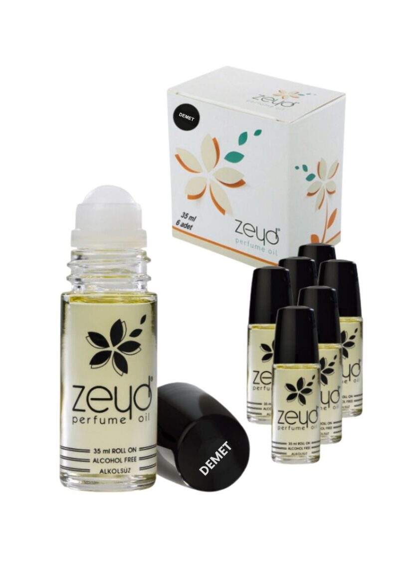 Demet Kokusu Alkolsüz Esans Roll on EDP Unisex 35 ml 6 Adet