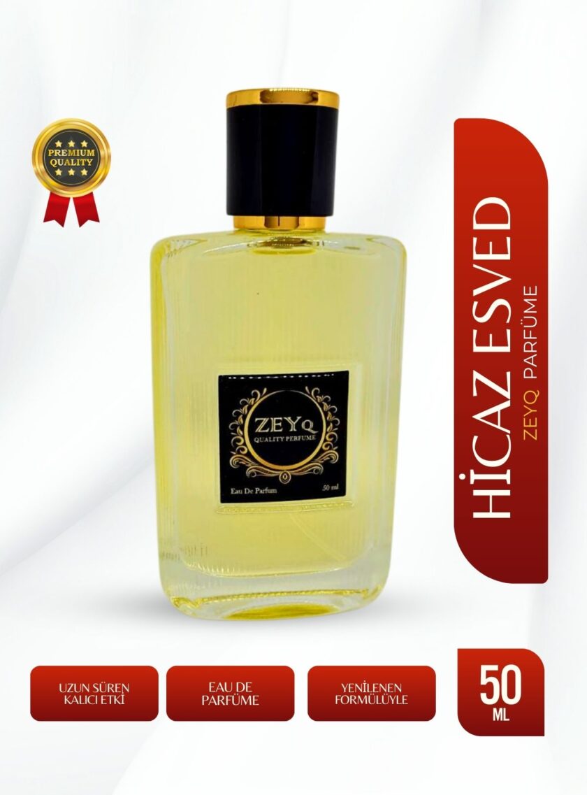 Hicaz Esved Kokusu Alkol Bazlı Kalıcı Erkek Parfüm 50 ml