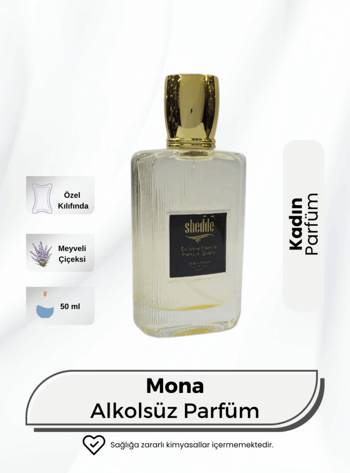 Alkolsüz Kadın Parfüm MONA EDP 50 ml