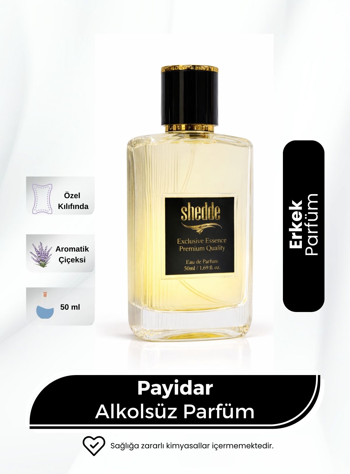 Alkolsüz Erkek Parfüm PAYİDAR EDP 50 ml Alkolsüz Erkek Parfüm PAYİDAR EDP 50 ml